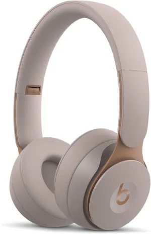 Beats Solo Pro Wireless Noise Cancelling On-Ear Headphones - Gray (Renewed)