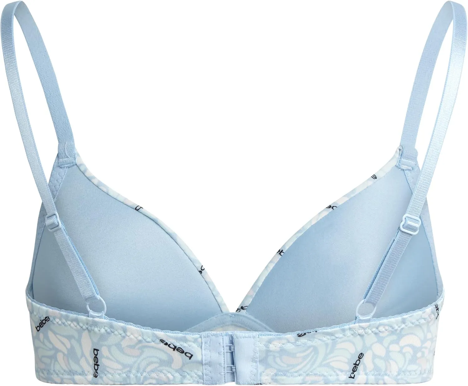 bebe Girls' Training Bra - 3 Pack Wire Free Soft Microfiber Molded Bra with Adjustable Straps (A Cup/B Cup)