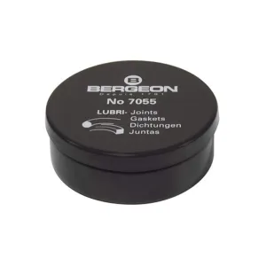 Bergeon 7055 Waterproof Watch Gasket Paste, Professional Watch Repair Sealing Grease Lubricator Silicone Sealant Box O-Ring Pocket - Swiss Made Watchmakers Tool