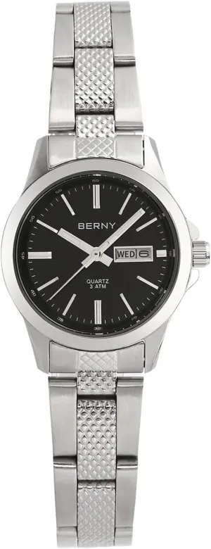 BERNY Women Watches Stainless Steel Band - Japanese Quartz Movement (28mm)