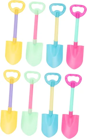 BESPORTBLE 8Pcs Adorable Beach Shovel Lightweight Portable Shovels for Fun Sand Play Accessories for Beach and Backyard Activities Captivate Random Color