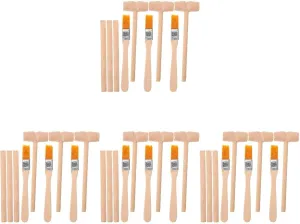 BESTonZON 12 Sets Kids Wood Digging Tools-Kids Excavation Tool Kit-Small Brush Chisel Hammer Learning Toys-Rock Geographic Kit-Gemstones Dinosaur Excavation Dig Kit