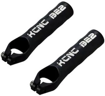 Bicycle Ultra Light Handlebar End Lock-On Fixed CNC BE2 6061AL Black 115MM 474091