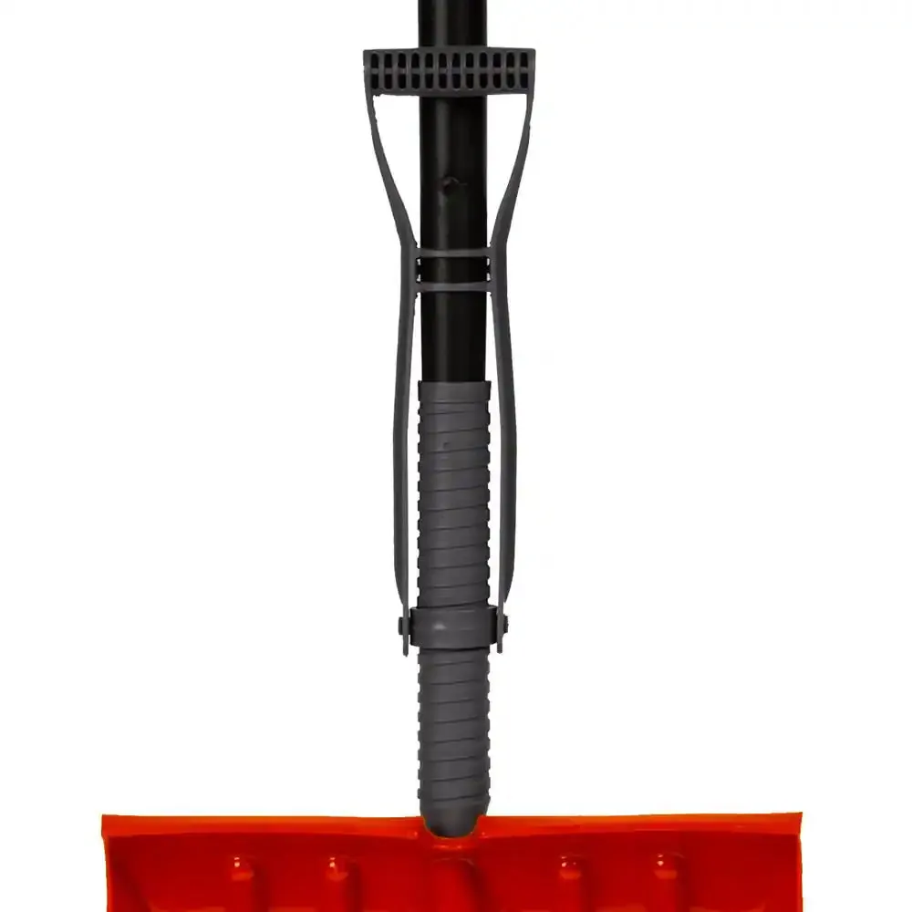 Bigfoot Series 18 In. Poly Combination Snow Shovel with Adjustable Power Lift Ergonomic Handle