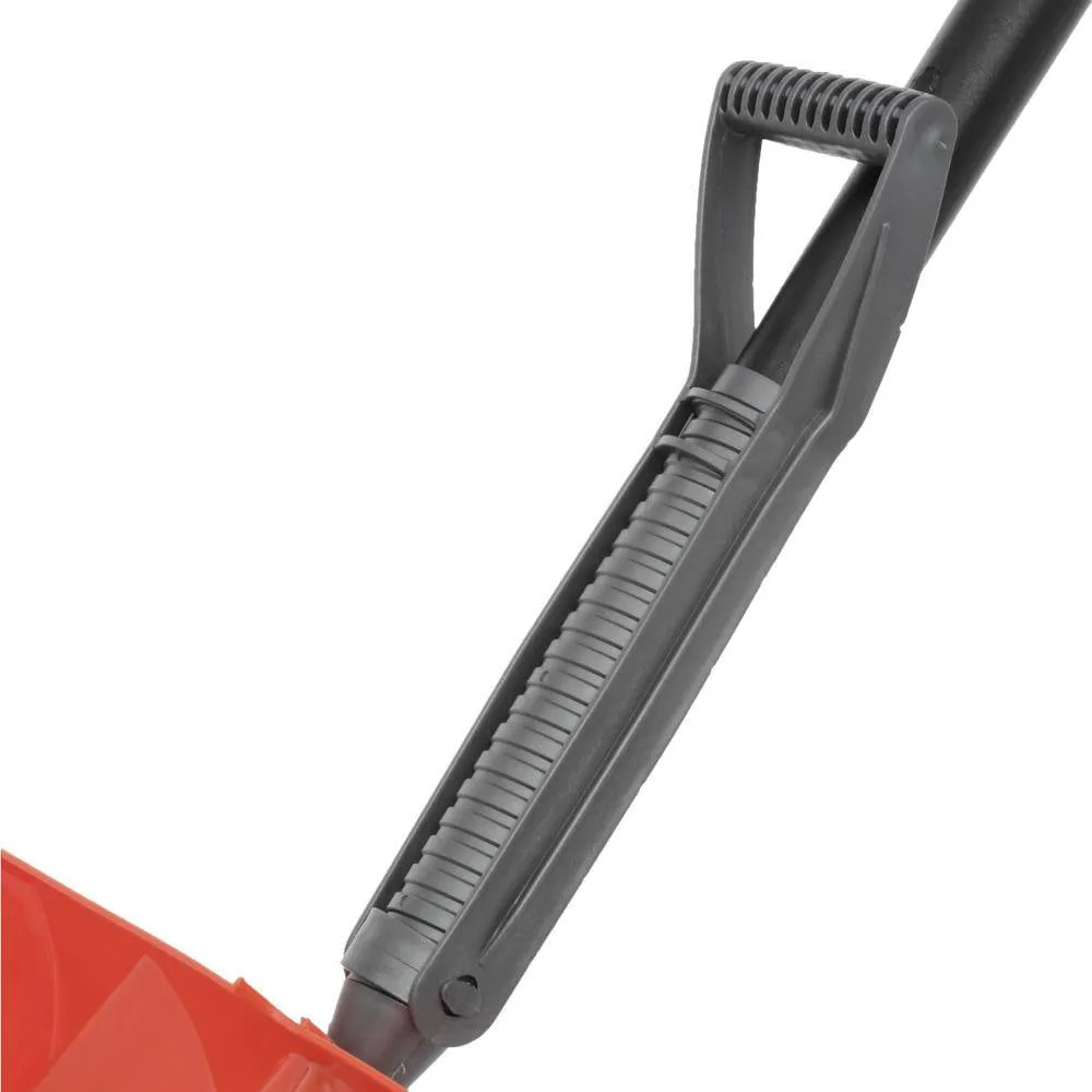 Bigfoot Series 18 In. Poly Combination Snow Shovel with Adjustable Power Lift Ergonomic Handle