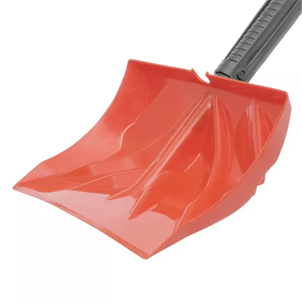 Bigfoot Series 18 In. Poly Combination Snow Shovel with Adjustable Power Lift Ergonomic Handle