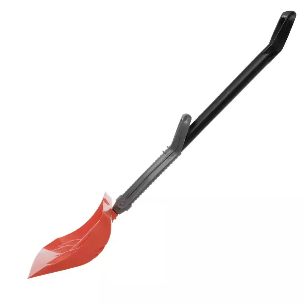 Bigfoot Series 18 In. Poly Combination Snow Shovel with Adjustable Power Lift Ergonomic Handle
