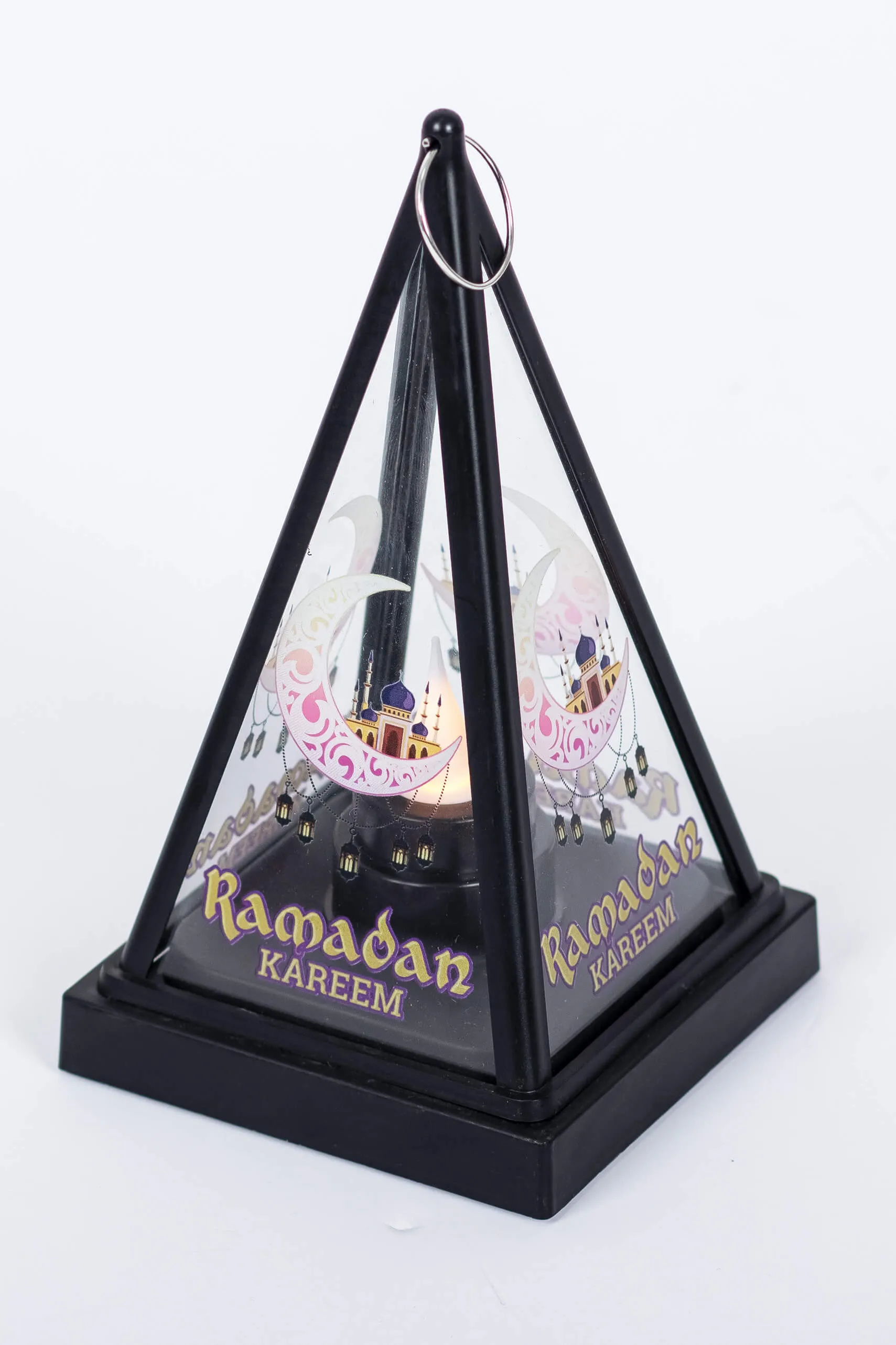 Black Ramadan Pyramid lantern