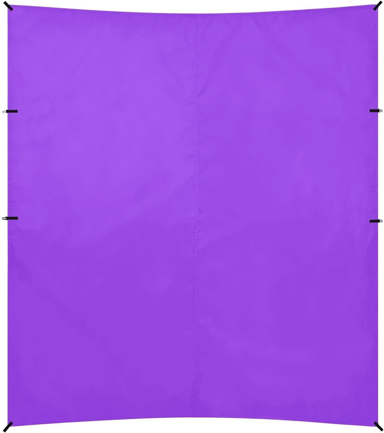 Blue Violet Solid Color Pure Plain Beach Cabana UPF50  Protection Water-Resistant Portable Sunshade with Sandbags & Sand Shovel for Camping, Picnics, Backyard