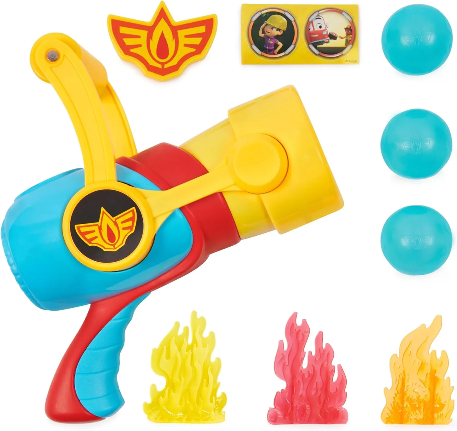 Bo’s Training Kit, Projectile Launcher with 3 Water-Styled Balls and 3 Targets, Kids Toys for Boys and Girls Ages 3 