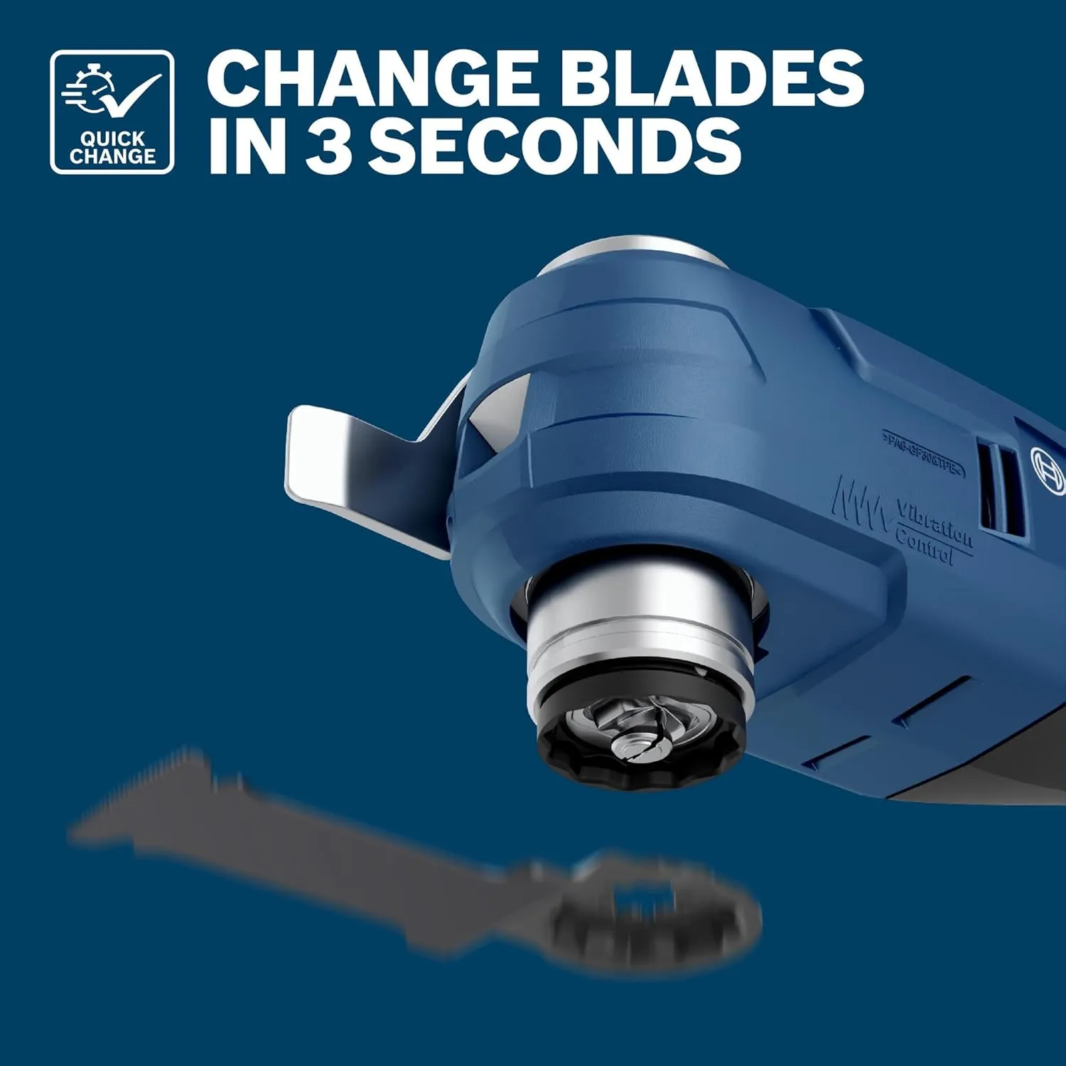 BOSCH OSL114C-10 10-Pack 1-1/4 in. Starlock Oscillating Multi Tool Metal & More Carbide Extreme Plunge Cut Blades for Cutting Iron Bar, Metal, Wood with Nails, Drywall and Tile