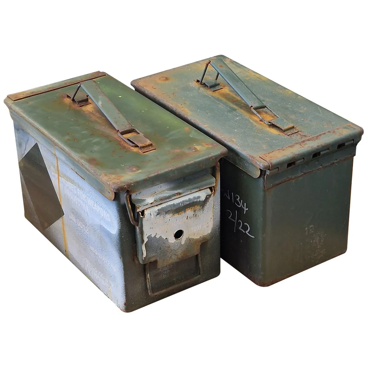British Army 50 Cal Ammo Box - Used