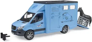 Bruder 02674 MB Sprinter Animal Transporter with 1 Horse