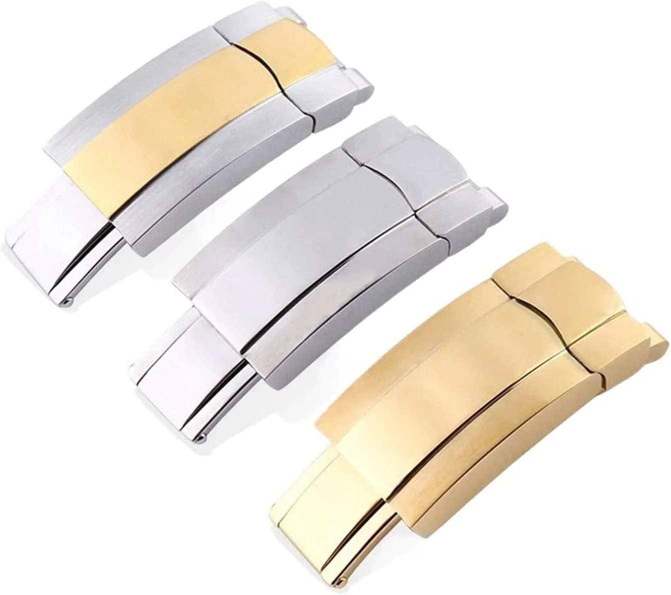 Buckle For Rolex Watches Stainless Steel Folding Clasp