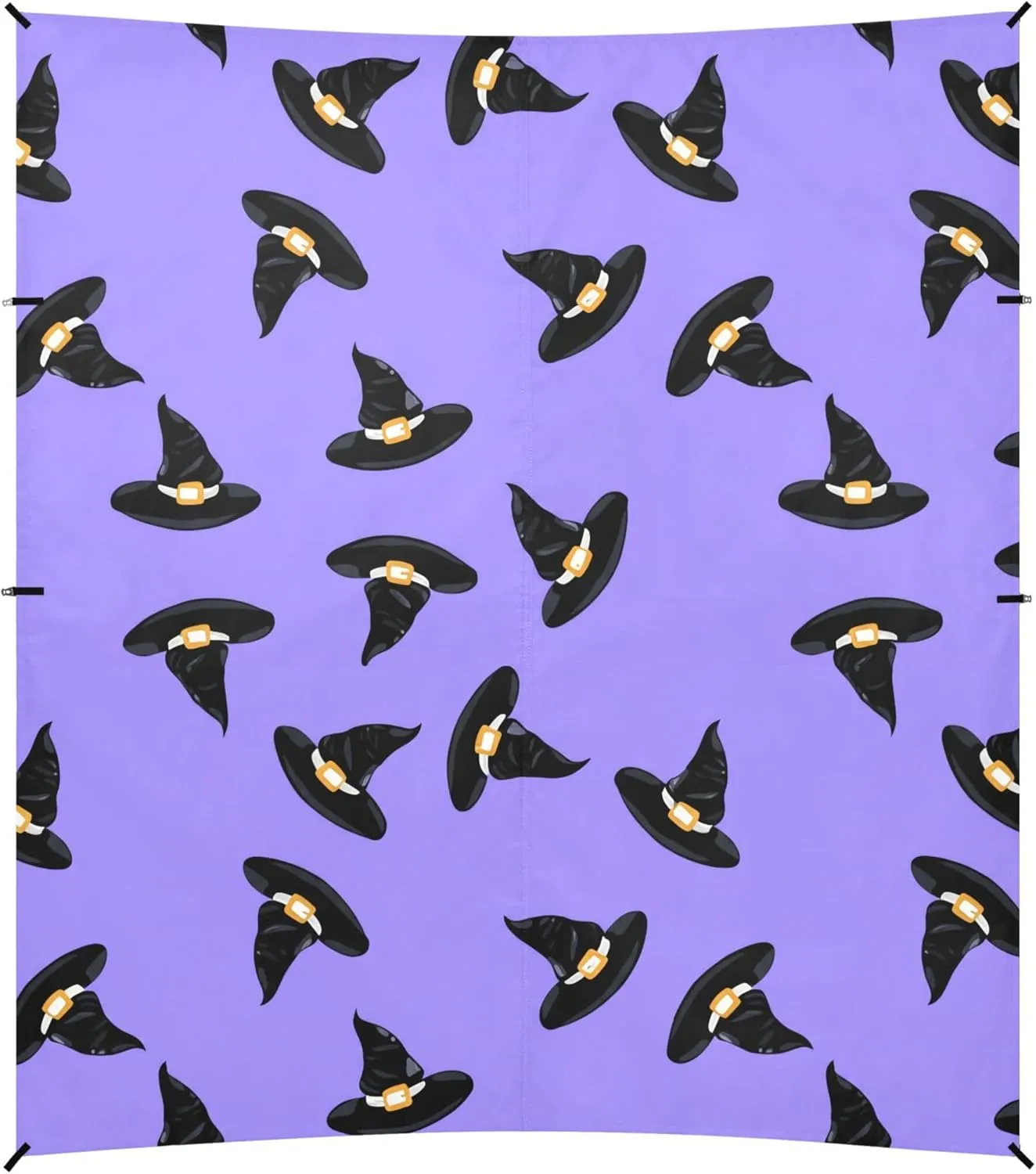 Burbuja Witch Hats on Lavender Beach Canopy Windproof Beach Tent Sun Shade with 4 Sandbags & Sand Shovel, Portable Sun Shelter for Family Camping Picnic
