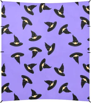 Burbuja Witch Hats on Lavender Beach Canopy Windproof Beach Tent Sun Shade with 4 Sandbags & Sand Shovel, Portable Sun Shelter for Family Camping Picnic