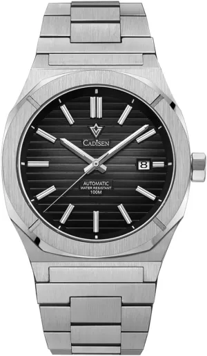 CADISEN Men’s Automatic Watch Mechanical NH35 Movement Waterproof Sapphire Glass Casual Business Watches…