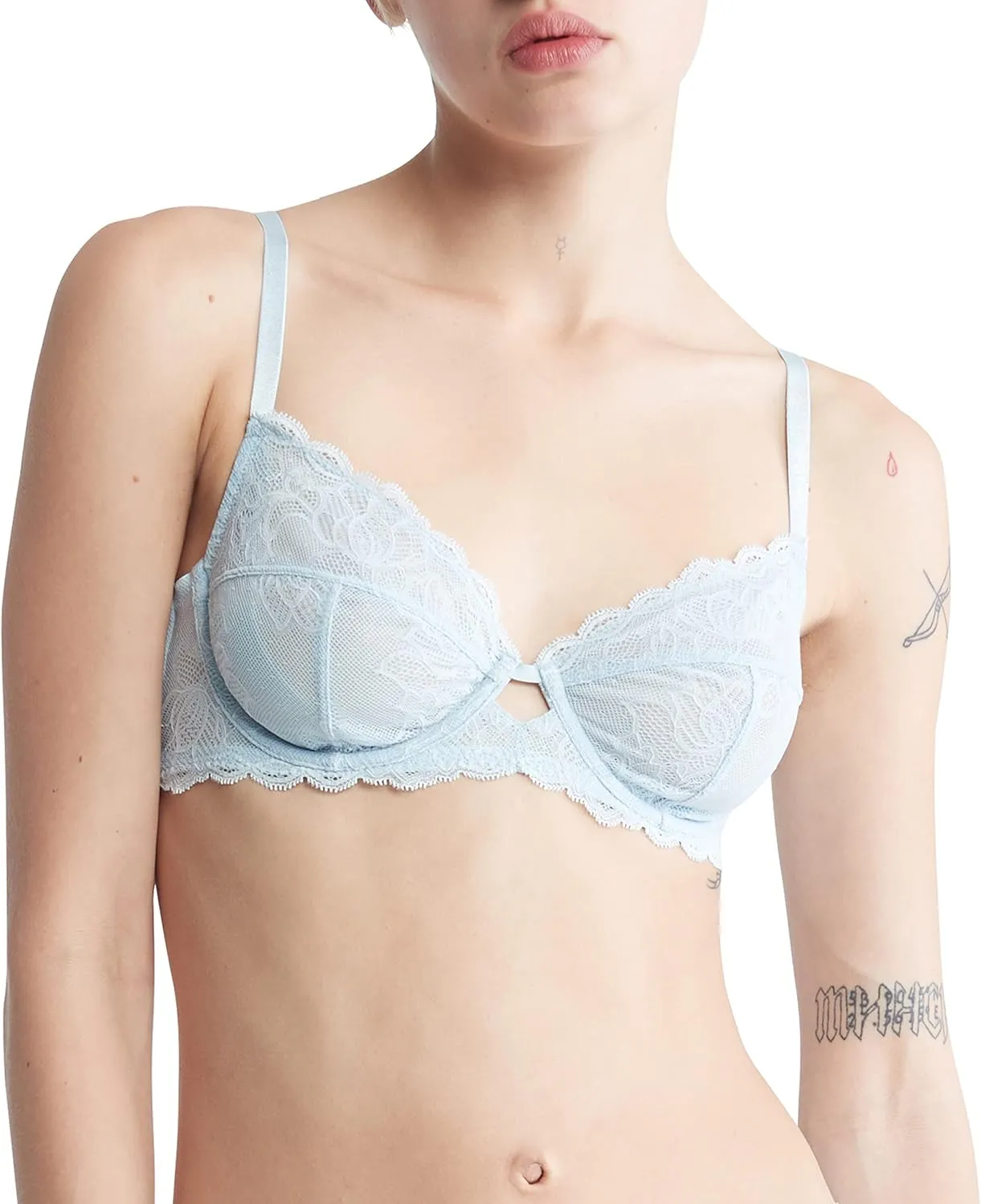 Calvin Klein Women's Seductive Comfort Unlined Lace Bra