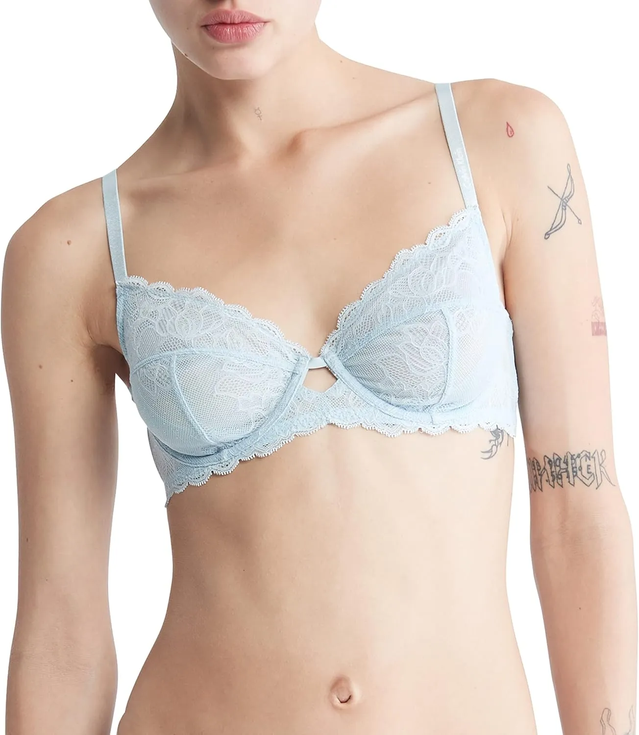 Calvin Klein Women's Seductive Comfort Unlined Lace Bra