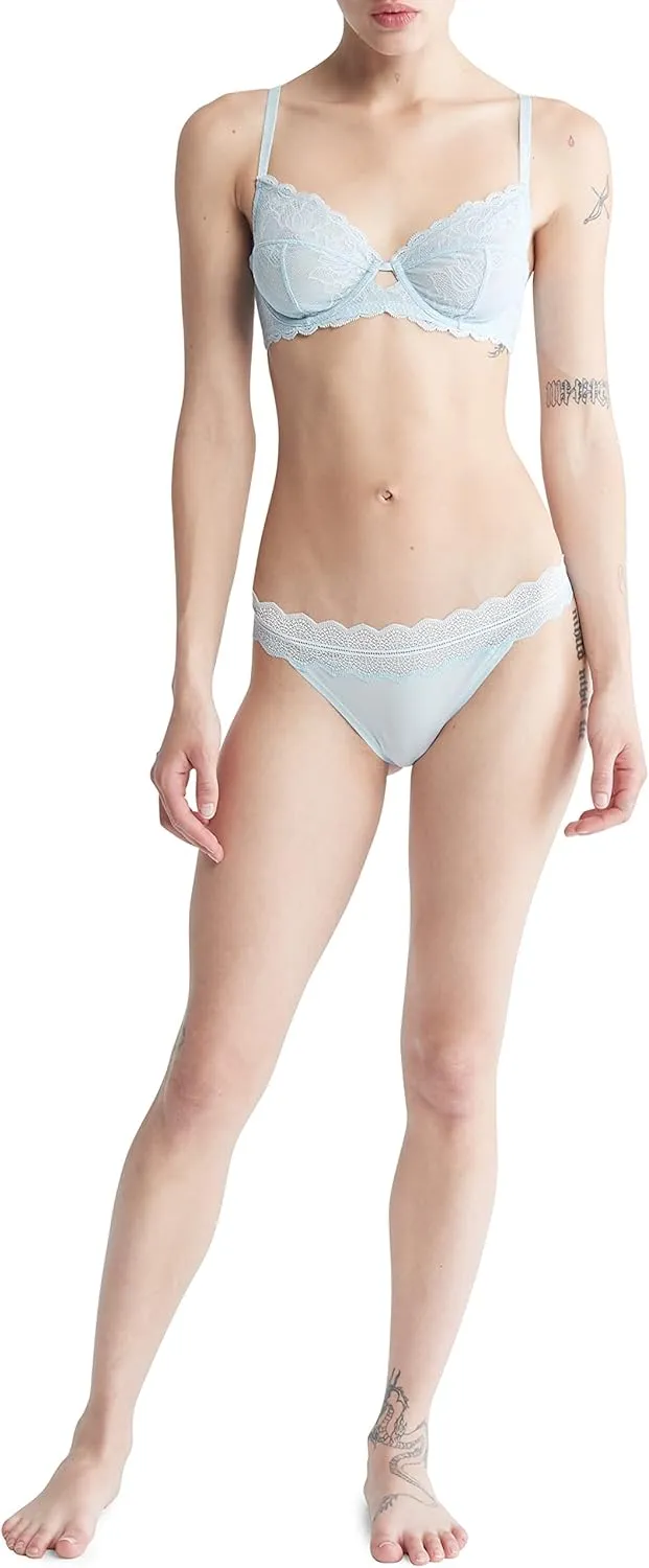 Calvin Klein Women's Seductive Comfort Unlined Lace Bra