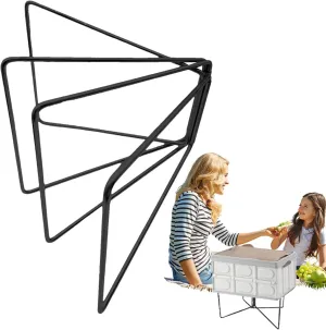 Camping Storage Box Stand | Portable Storage Box Holder | Elevated Storage Box Stand | Lightweight Camping Stand, Outdoor Storage Stand, Camping Gear Organization, Foldable Storage Box Stand