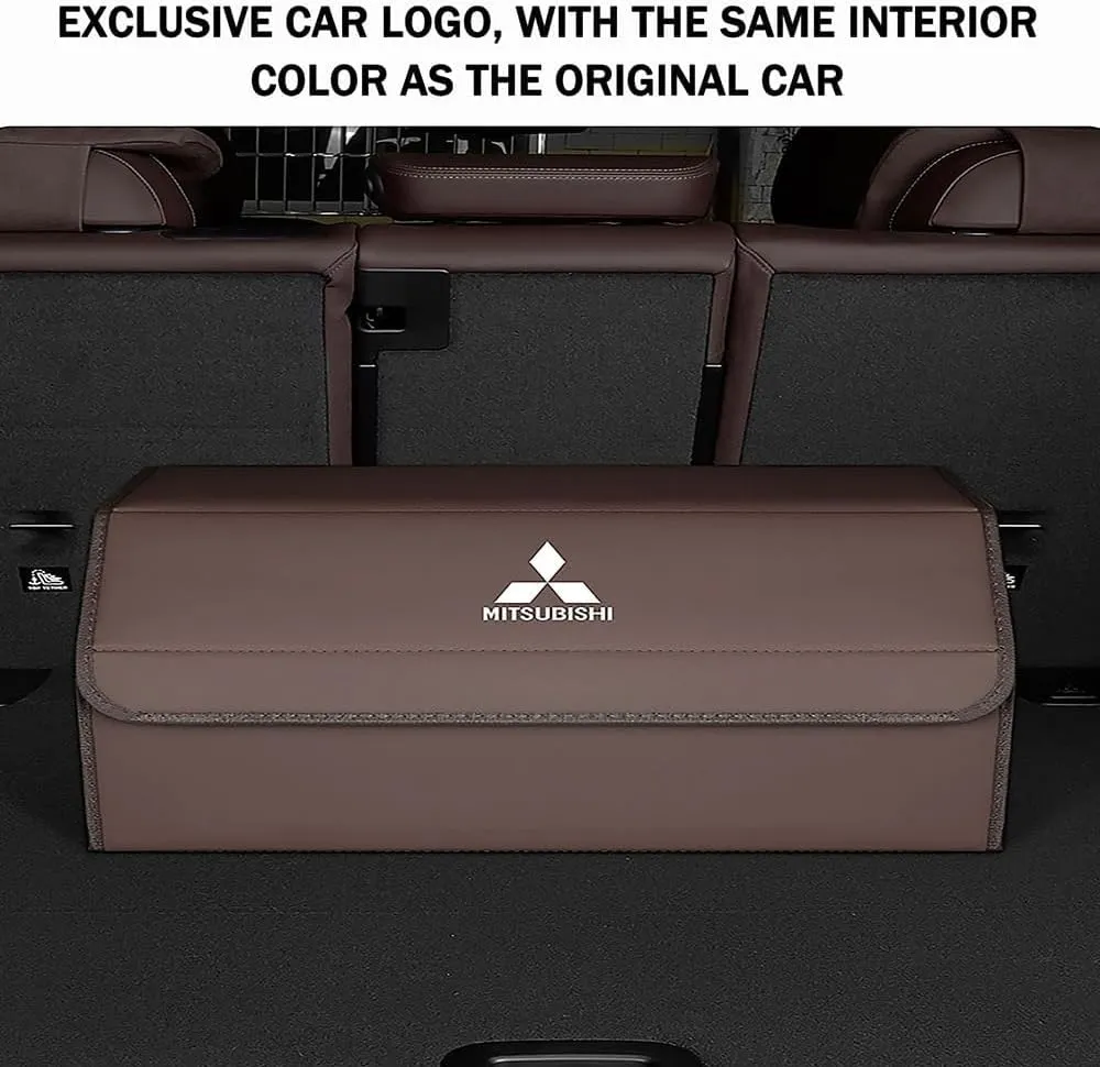 Car Boot Bags for Mitsubishi L200/Lancer/Mirage/Outlander/Pajero, Wear-Resistant Car Trunk Organizer Organizer Box Car Accessories,C-Small