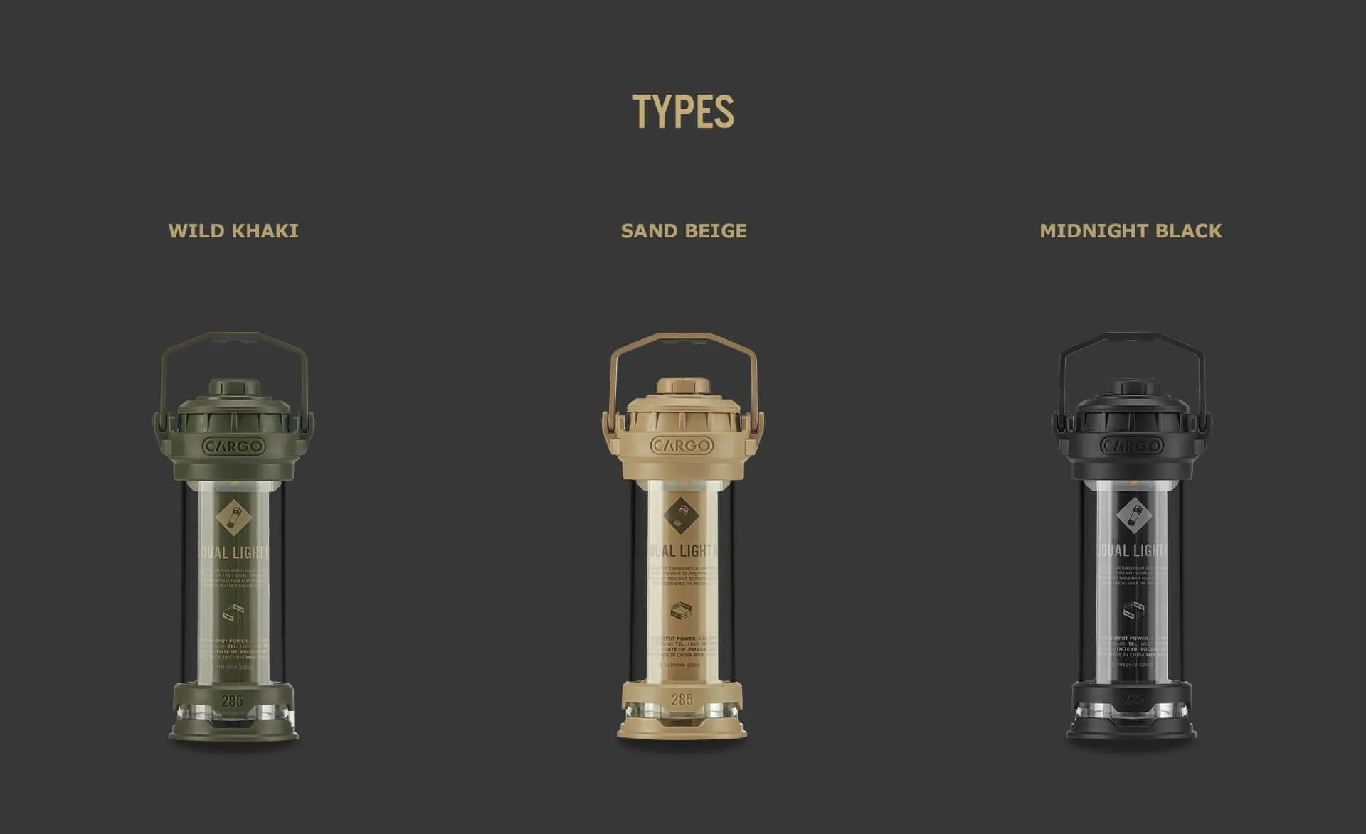 Cargo Container Dual Light Mini - Beige