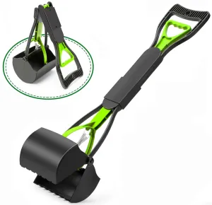 Cats, Dogs Pick Pooper Grass, for Poop Gravel Dirt, Versatile up Tool, Scoop Extensive collection Scooper and Poop Yard, Folding for Portable Dog