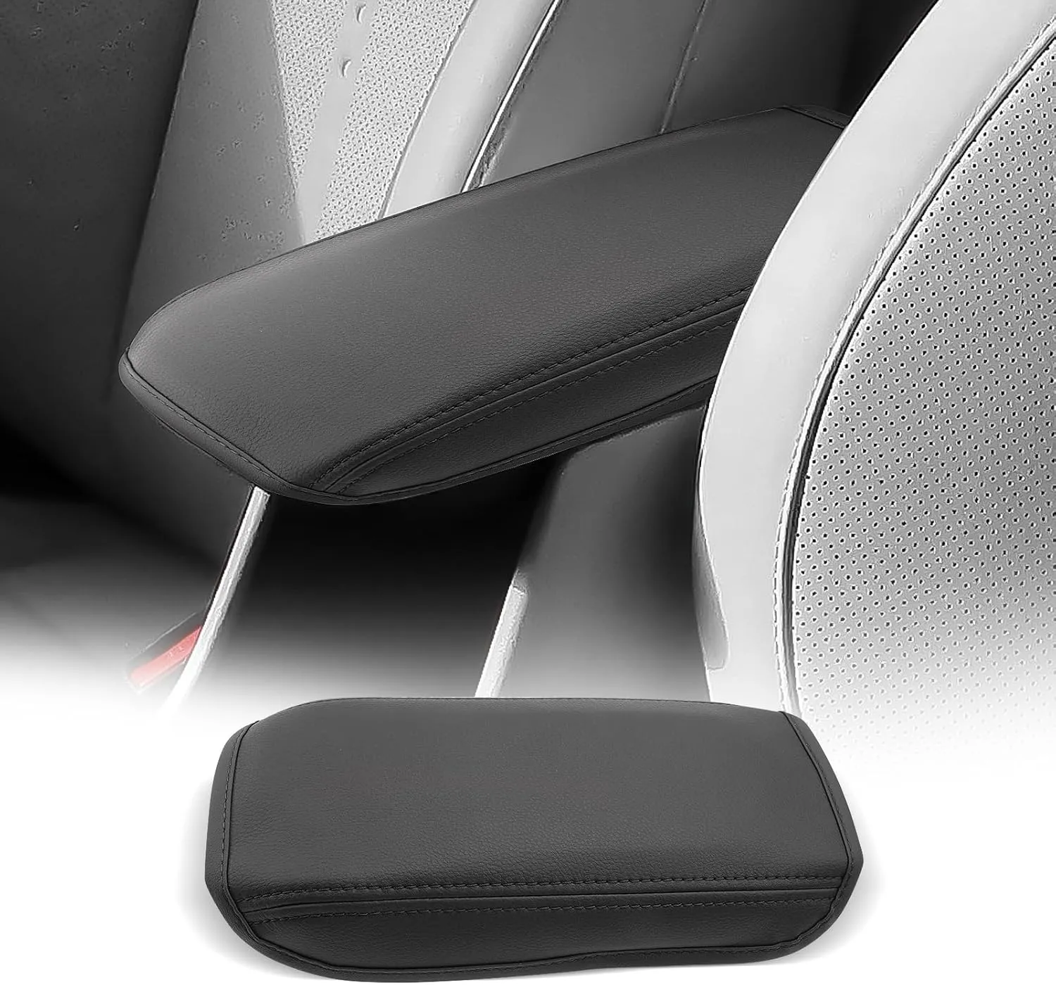 CDEFG for 2024-2025 Hyundai Kona Center Console Cover Armrest Cover for Kona (SE, SEL, SEL Convenience, N Line S, N Line, Limited) Accessories Console armrest Protector