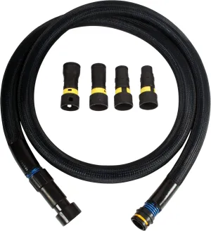 Cen-Tec Systems 95545 Antistatic Vacuum Shop Vacs with Expanded Multi-Brand Power Tool Adapter Set, 10 Ft. Hose with Protective Sleeve, Blue