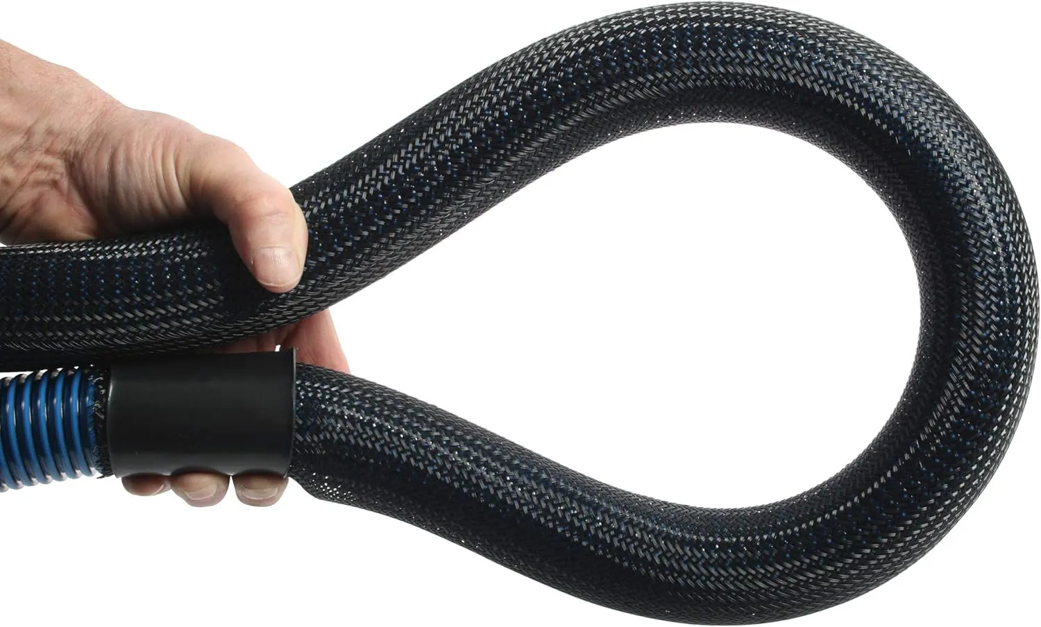 Cen-Tec Systems 95545 Antistatic Vacuum Shop Vacs with Expanded Multi-Brand Power Tool Adapter Set, 10 Ft. Hose with Protective Sleeve, Blue