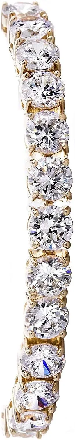 Charles Raymond Women's Big Rocks Bezel Colored Dial with Roman Numerals Fully Iced Out Watch - ST10327LA