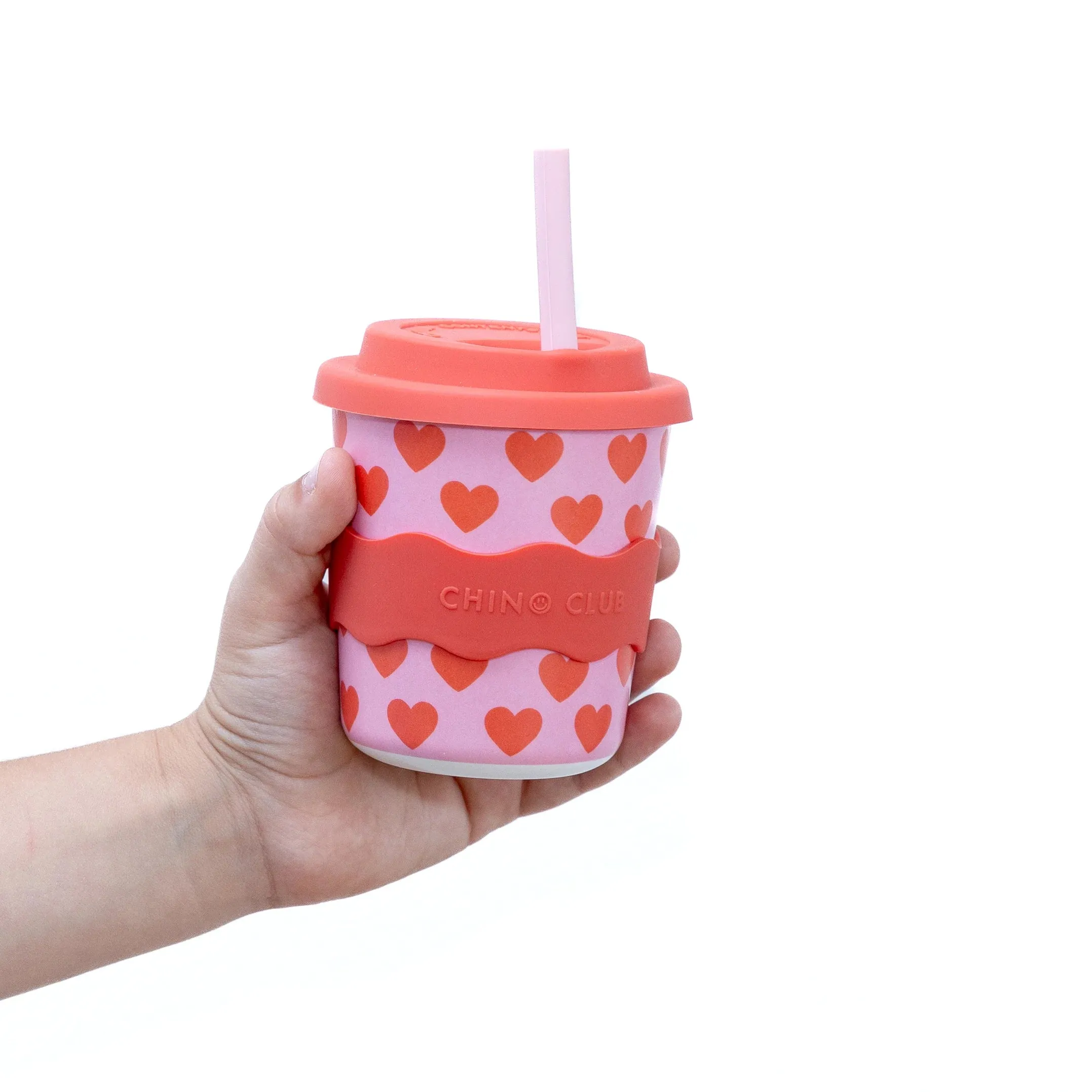CHINO CLUB  KIDS KEEP CUP: HEART / 8OZ