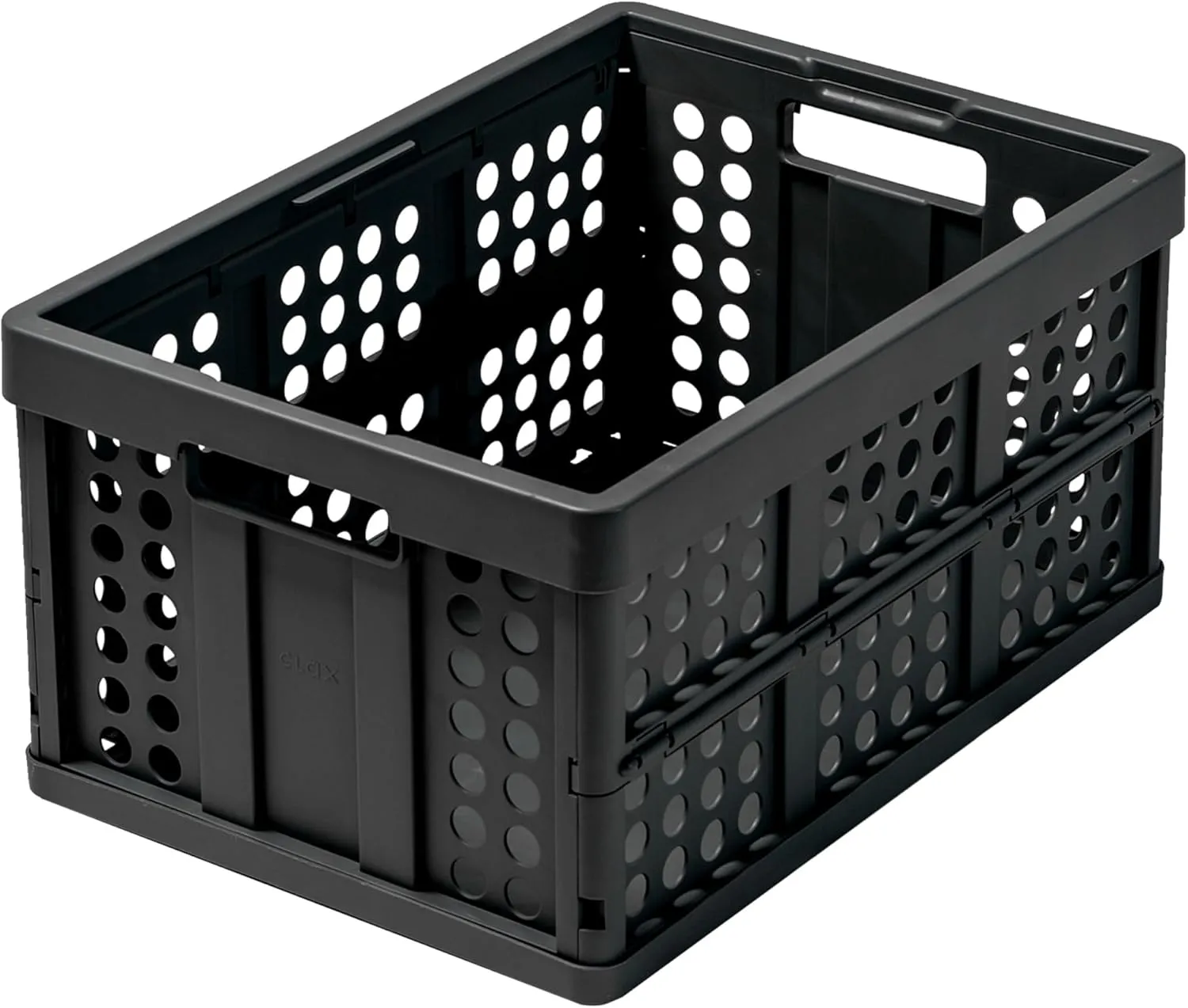 Clax® crate | folding box | basket | 48 qt (12 gal) | black
