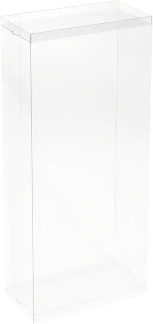 Clear Folding Display Box for Extra Large 11-12.5 inch Dolls and Action Figures, 6" W x 3" D x 13" H, Pack of 3