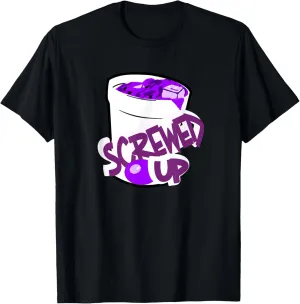 Codeine Sizzurp Screwed Up Lean Cough Syrup Promethazine T-Shirt