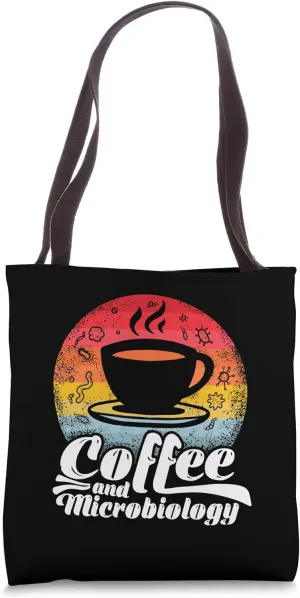 Coffee And Microbiology Lab Tech Bacterial Scientist Tote Bag