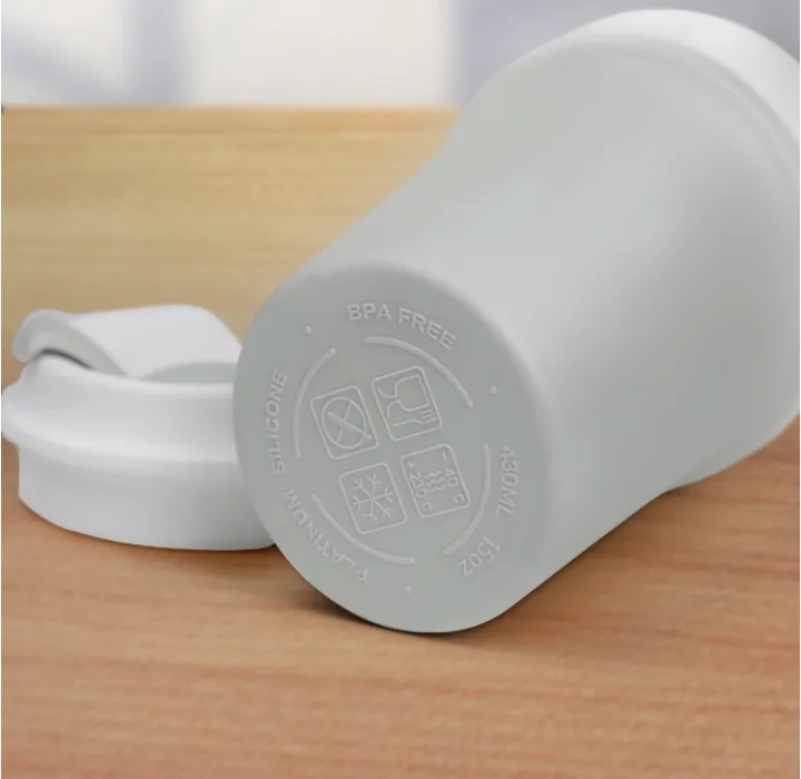 Collapsible 15-ounce Silicone Travel Cup