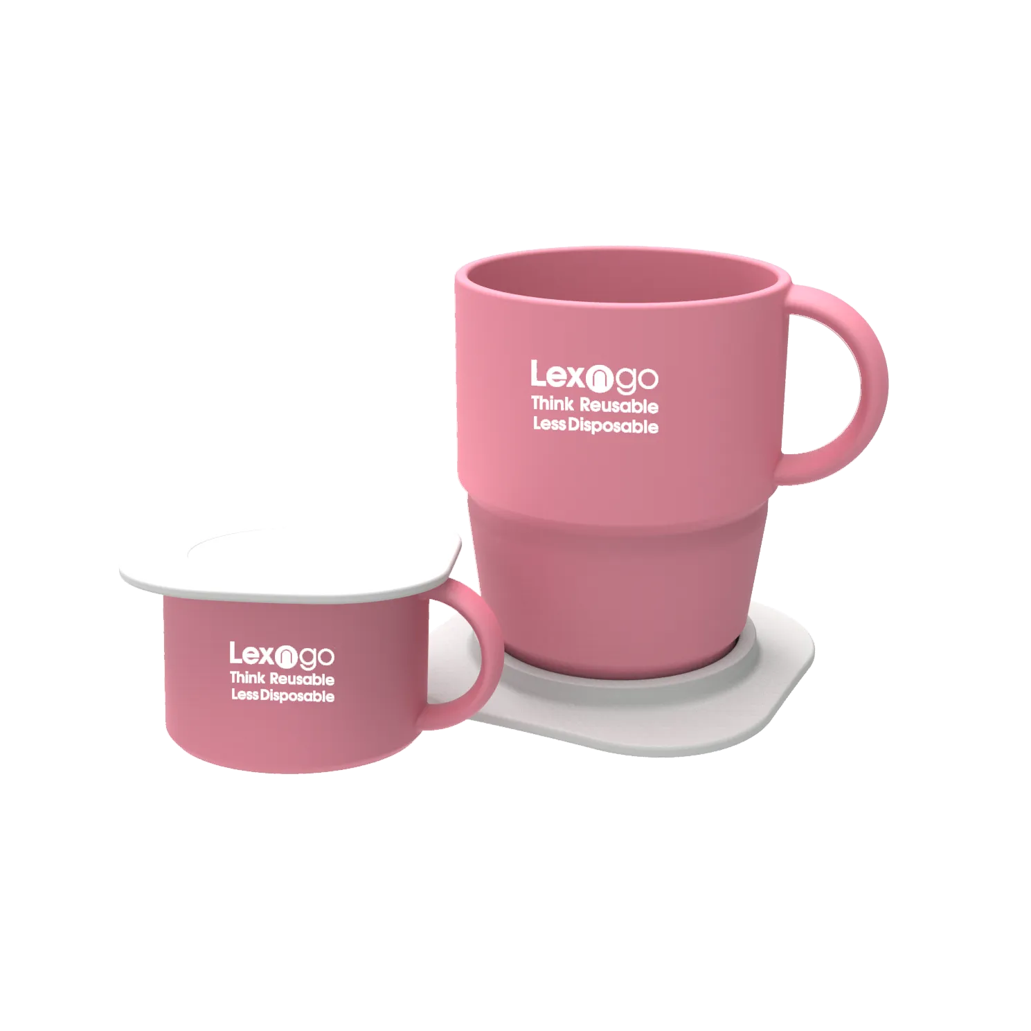 COLLAPSIBLE FLEXI CUP & LID