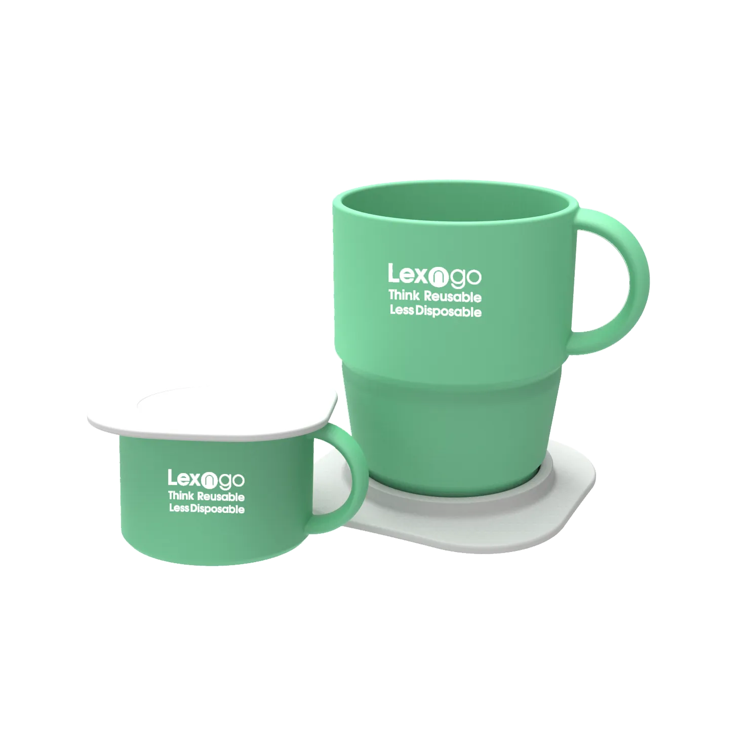 COLLAPSIBLE FLEXI CUP & LID