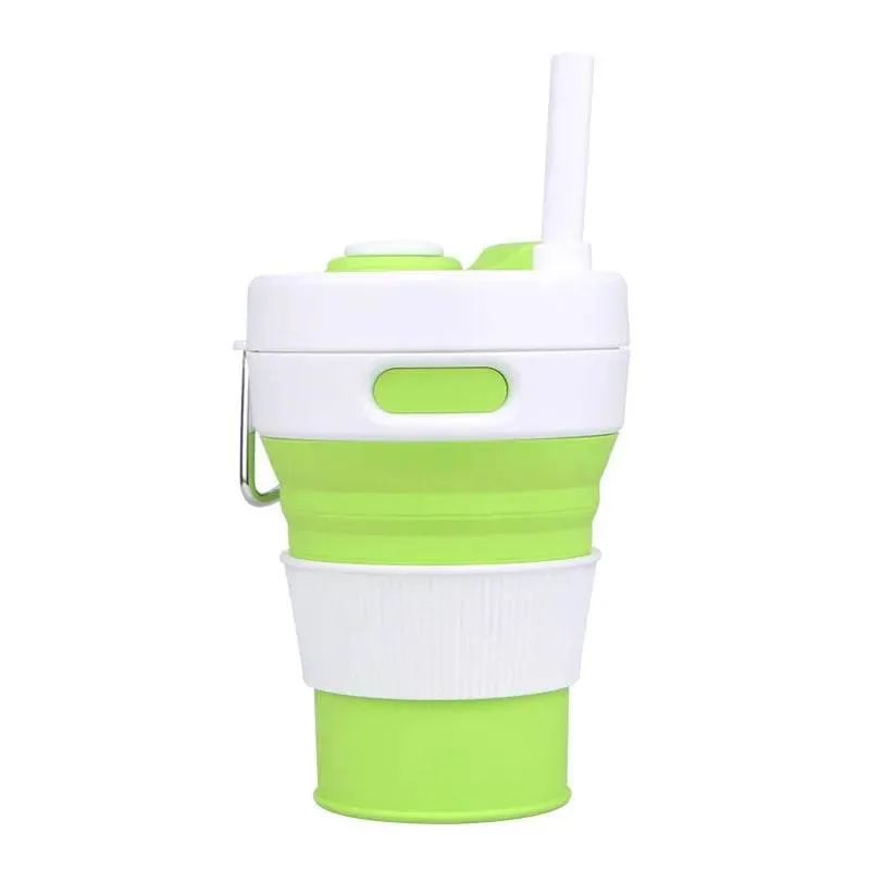 Collapsible Travel Cup - Eco-Friendly Reusable Sip-and-Go Drinkware for On-the-Go Lifestyle