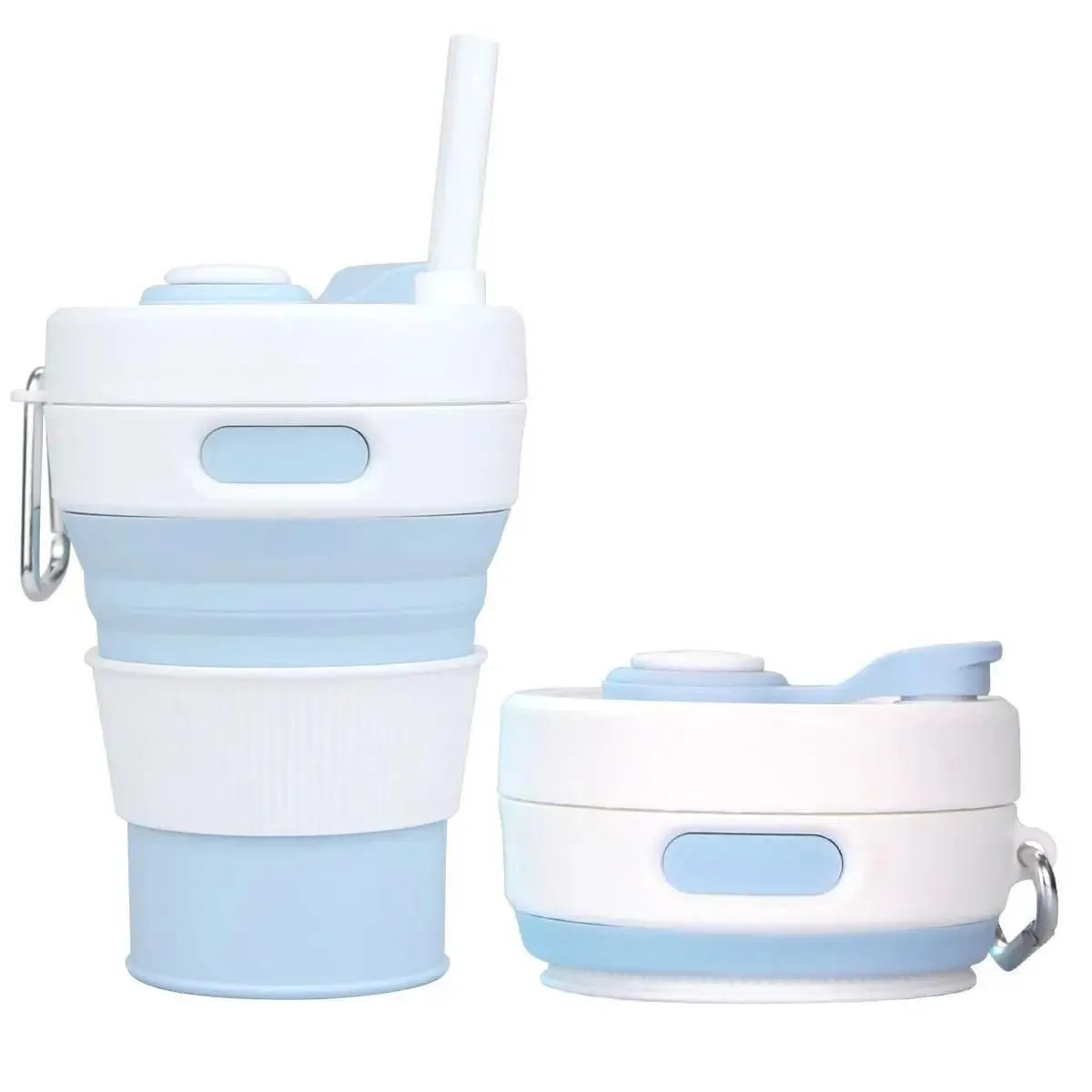 Collapsible Travel Cup - Eco-Friendly Reusable Sip-and-Go Drinkware for On-the-Go Lifestyle