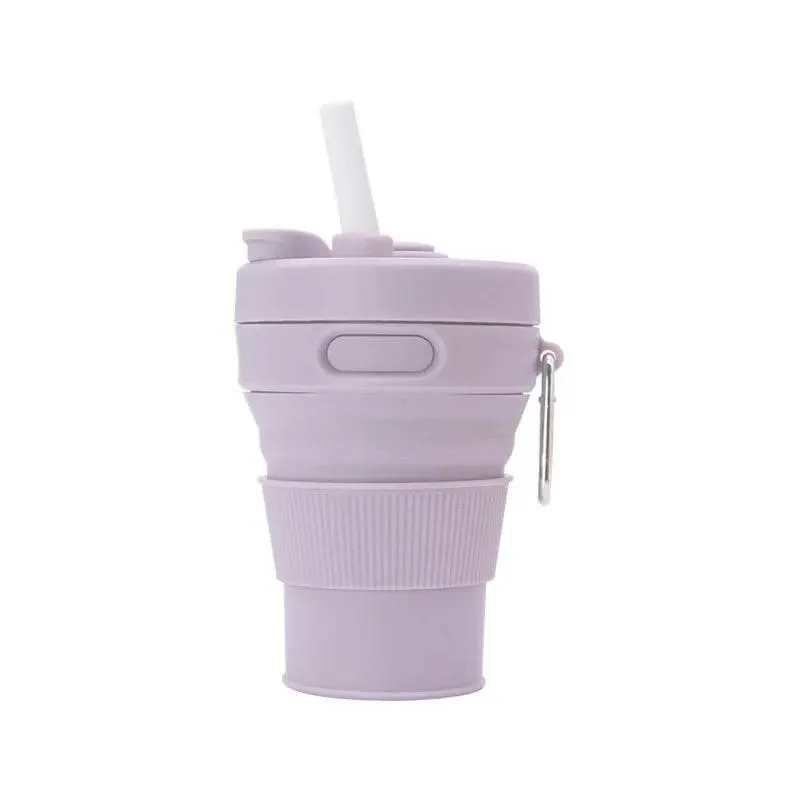 Collapsible Travel Cup - Eco-Friendly Reusable Sip-and-Go Drinkware for On-the-Go Lifestyle