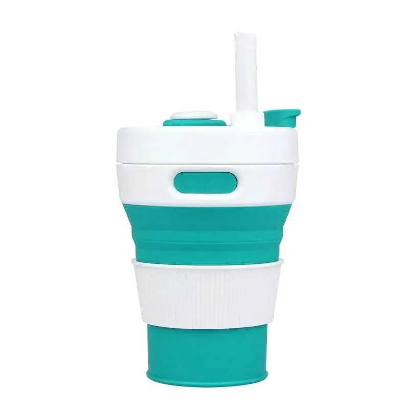 Collapsible Travel Cup - Eco-Friendly Reusable Sip-and-Go Drinkware for On-the-Go Lifestyle