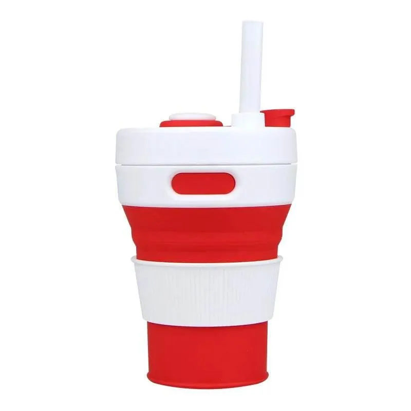 Collapsible Travel Cup - Eco-Friendly Reusable Sip-and-Go Drinkware for On-the-Go Lifestyle