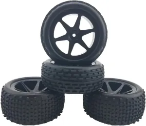 Compatible with WLtoys 144001-02 124019 124018 124017 124016 1/10 1/12 1/14 RC Cars Upgrade Wheel Spare Par Large Tires Widening Tires RC Wheel Tires(Black,ColorC)
