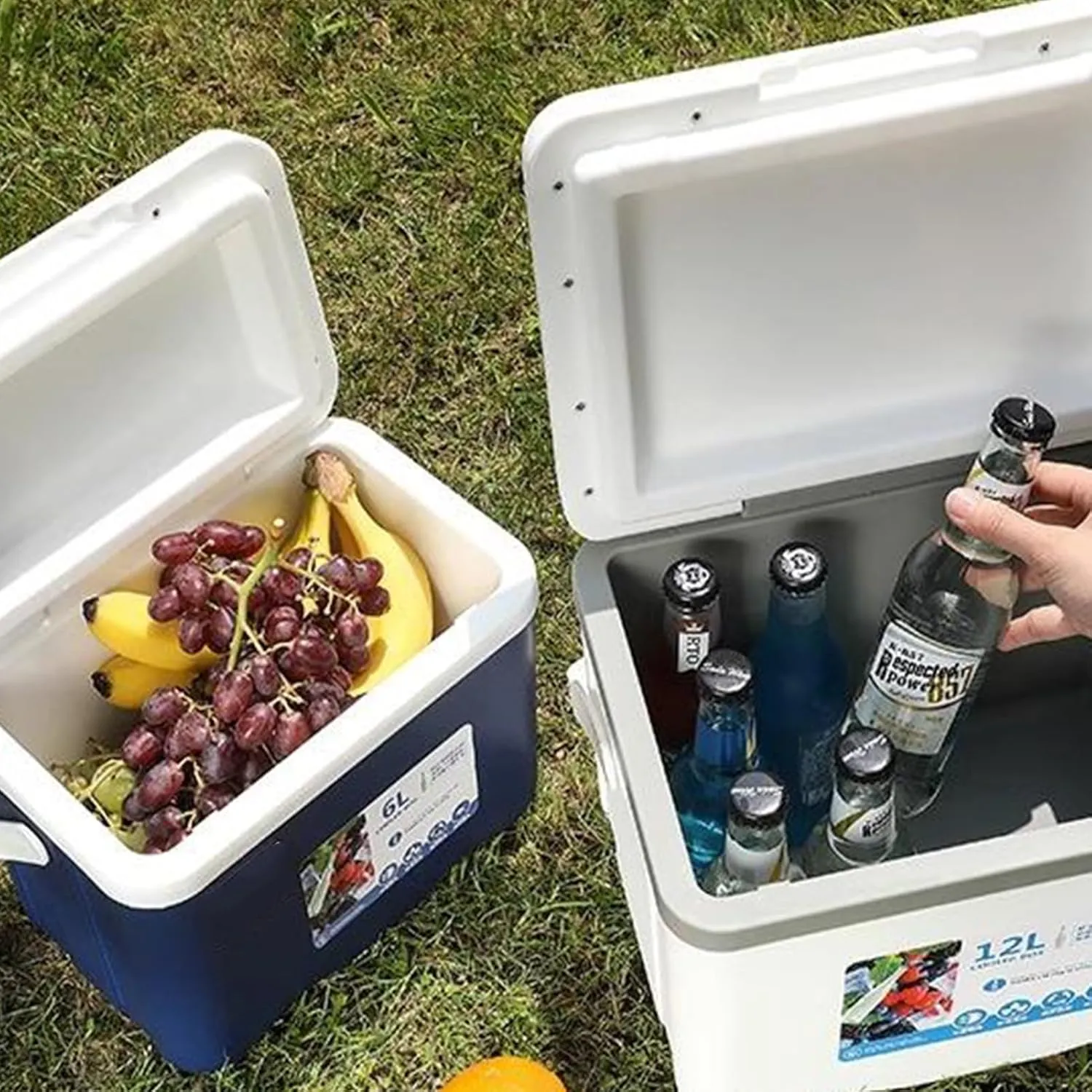 Cooler for Ligier JS50/JS60/Myli/Pulse 4/Be Sun/Be Two/OptiMax/X-Pro/X-Too Insulated Hard Ice Box Large High-Performance Storage Box Portable Cool Picnic Box Festival,B-38 * 30.5 * 34.5cm