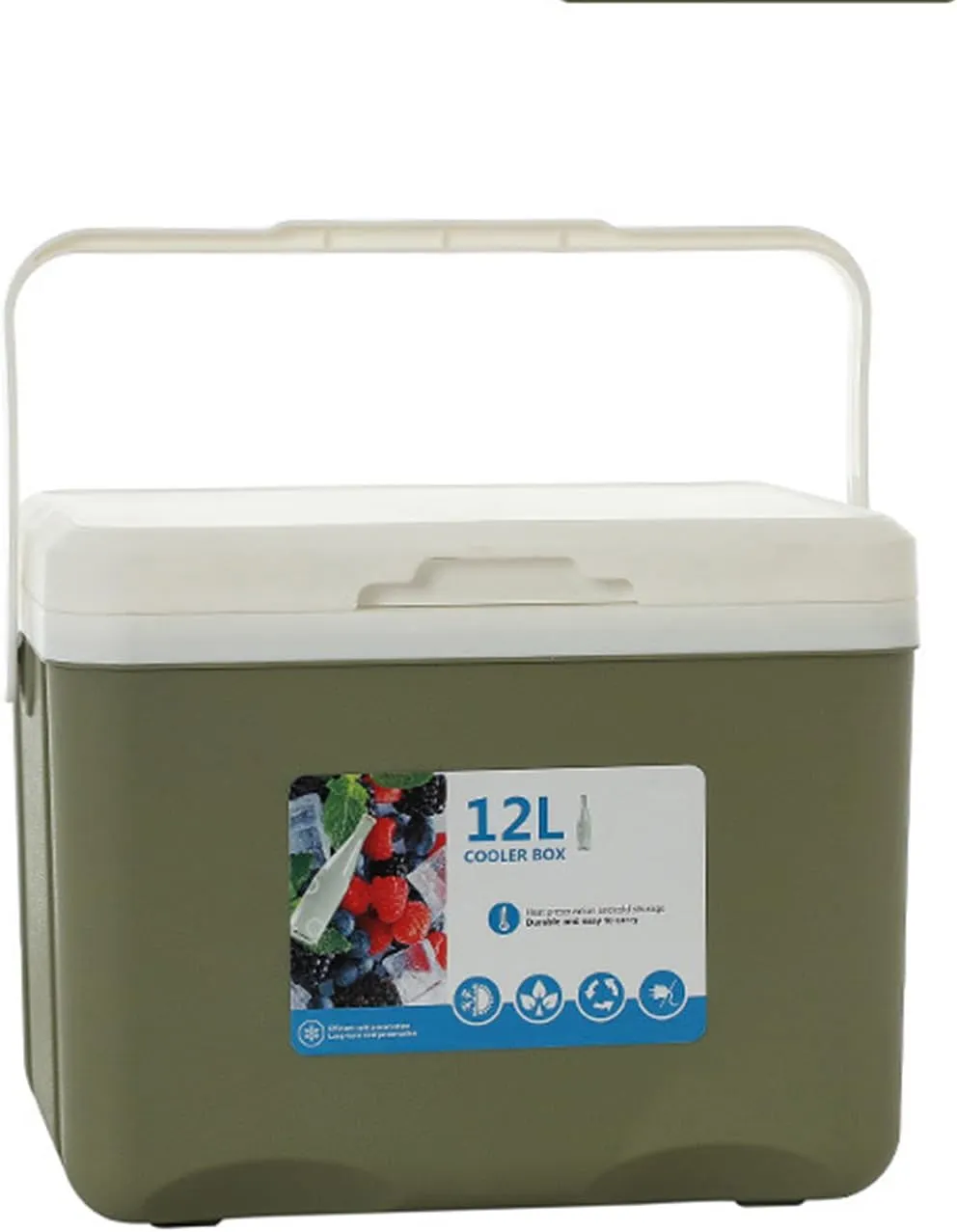 Cooler for McLaren 570S/650S/720S/Artura/Elva/Senna/Speedtail/Concept Insulated Hard Ice Box Large High-Performance Storage Box Portable Cool Picnic Box Festival Camping,C-31.5 * 23 * 25.5cm