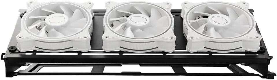 Cooler Master HAF 700 EVO PC Case - Full-Tower, E-ATX Compatible, 5 x Pre-Installed Fans, Rotatable Radiator Brackets, LCD Real-Time Display, ARGB Edge-Lit Blades, TG Side Panel