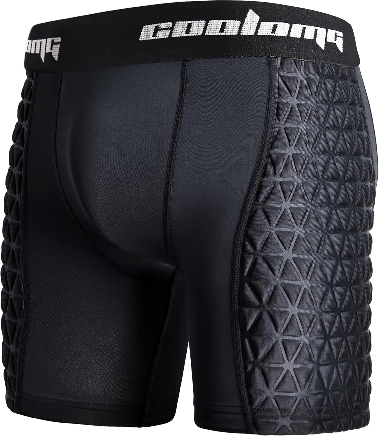 COOLOMG Men Adult Padded Baseball Sliding Shorts with Cup Pocket for Softball Football Hockey
